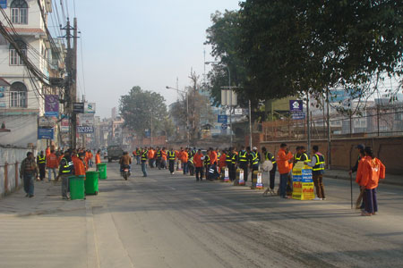 धुने, पखाल्ने र चिटिक्क पार्ने अभियान