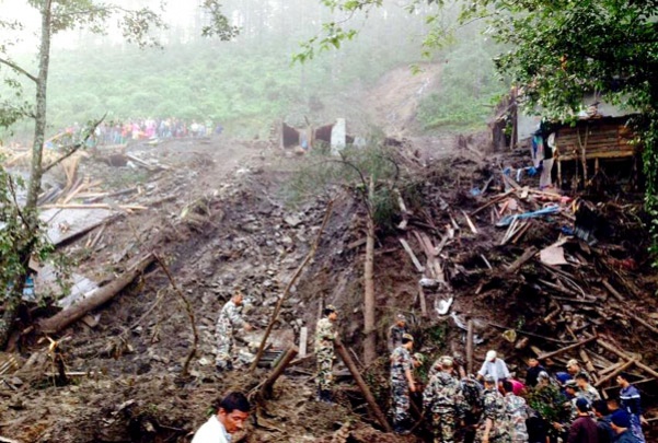 दार्चुलामा उग्र बन्यो बर्खा : २९ घर पूर्ण क्षति, २५ घर जोखिममा