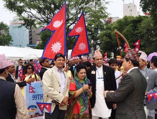 लायन्स क्लबको अन्तर्राष्ट्रिय सम्मेलनमा भाग लिन आएका प्रतिनिधिलाई भव्य स्वागत