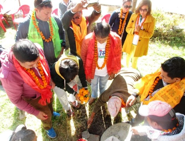 घाँसी नेपालद्वारा तारेभीरबाट पुनर्निर्माण शुरु