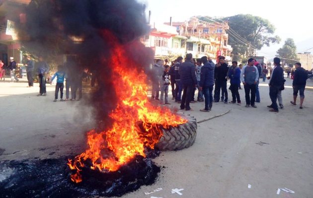 प्यूठान र रोल्पाको संयुक्त प्रदर्शन सुरु, परिस्थिति जटिल बन्दै