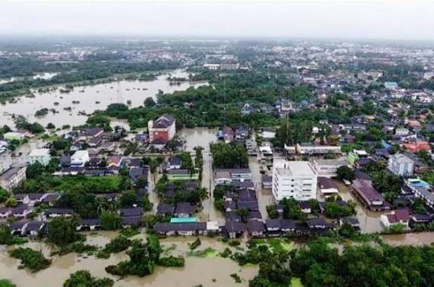 थाइल्याण्डमा भीषण बाढी, १४को मृत्यु