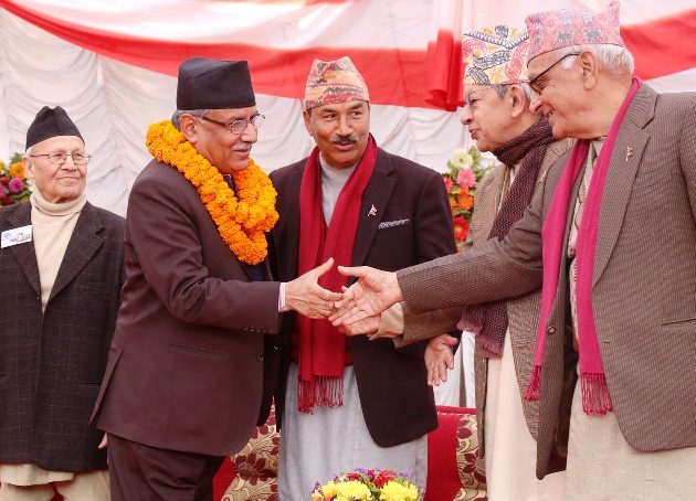 राप्रपाले आयोजना गरेको जलपानमा नेताहरुको लर्को, शीर्ष नेताको जोड राष्ट्रिय एकता