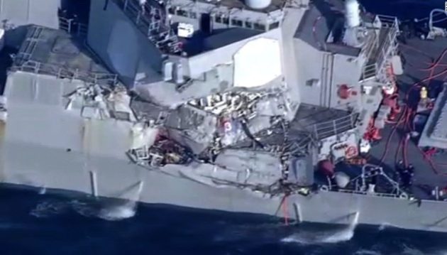जापानको समुद्री क्षेत्रमा हराएका सात अमेरिकी नौसेनाको शव भेटियो
