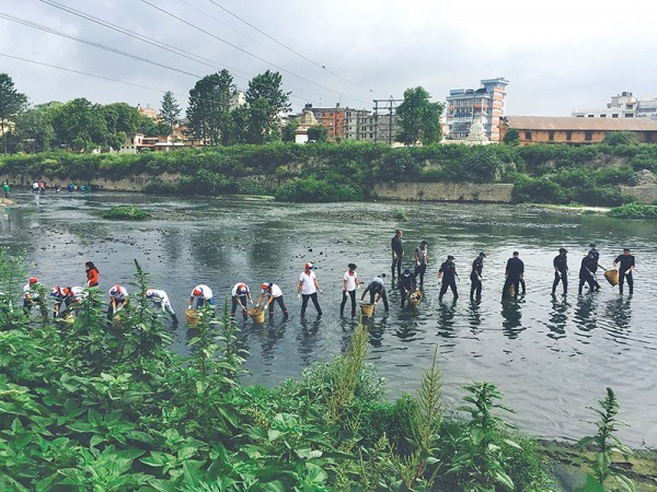 बागमती सफाई अभियान २ सय ४७ औँ सातामा प्रवेश