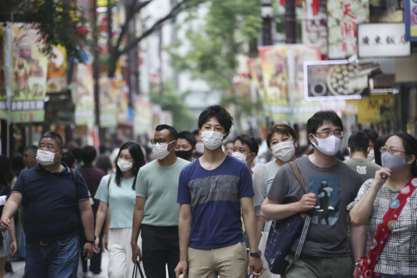 जापानमा थप १,३३२ जना संक्रमित, लगातार हजार बढी भेटिएको पाचौँ दिन