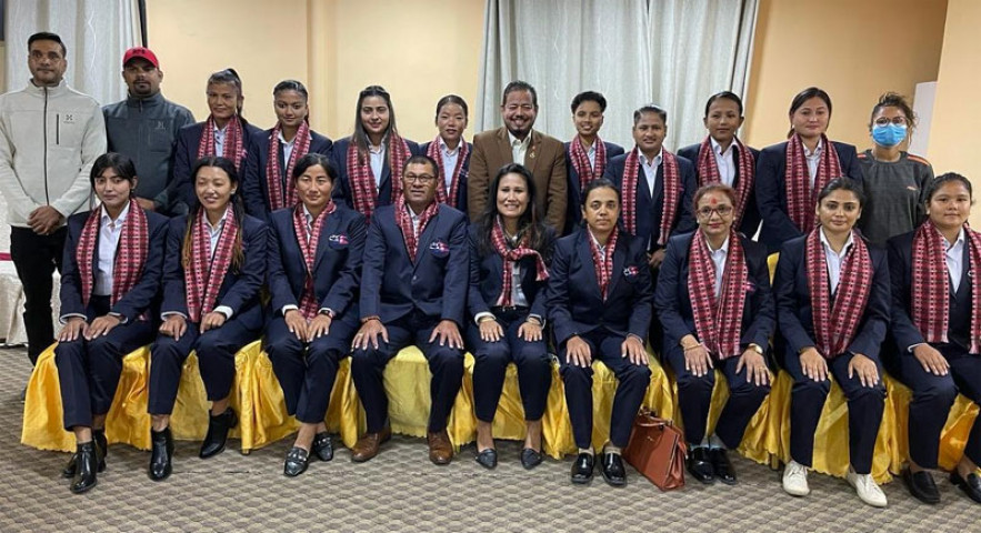 नेपाली महिला क्रिकेट टिमले पहिलो पटक अन्तर्राष्ट्रिय सिरिज खेल्दै