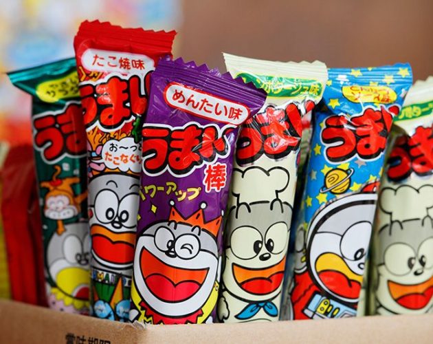 जापानी स्न्याक्स “उमाइबो” को मूल्य ४२ वर्ष देखि १० येन