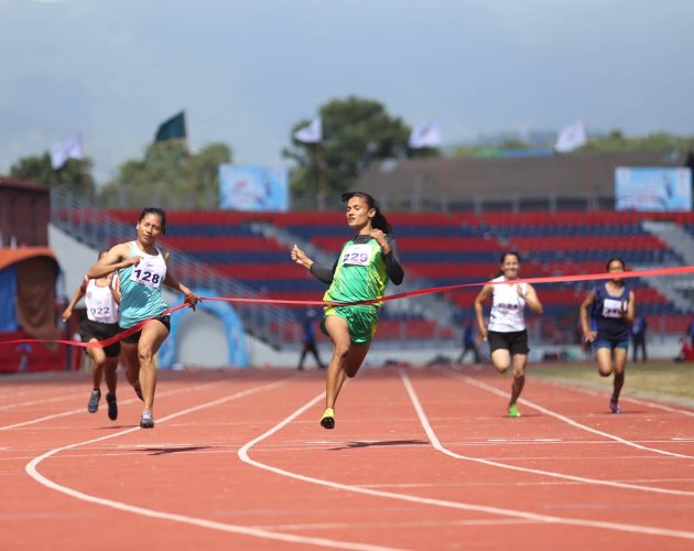 राष्ट्रिय रेकर्डसहित सरस्वती चौधरीले जितिन् स्वर्ण