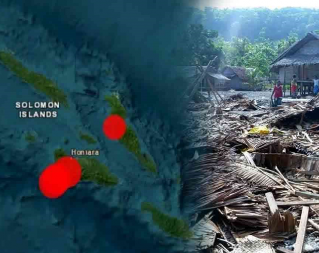सोलोमन टापुमा ७.३ म्याग्निच्युडको भूकम्प