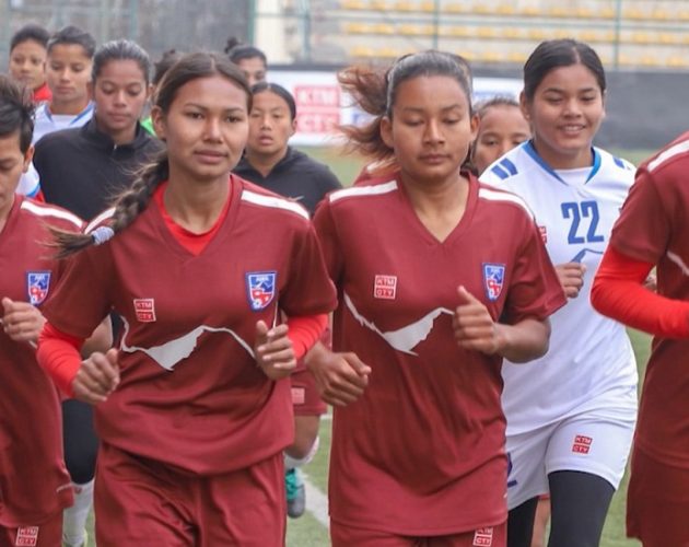 साफ २० वर्षमुनिको महिला च्याम्पियनसिप फुटबलमा नेपाल बङ्लादेशसँग पराजित
