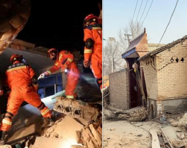 चीन भूकम्पमा ज्यान गुमाउनेको संख्या ११७ नाघ्यो (अपडेट)