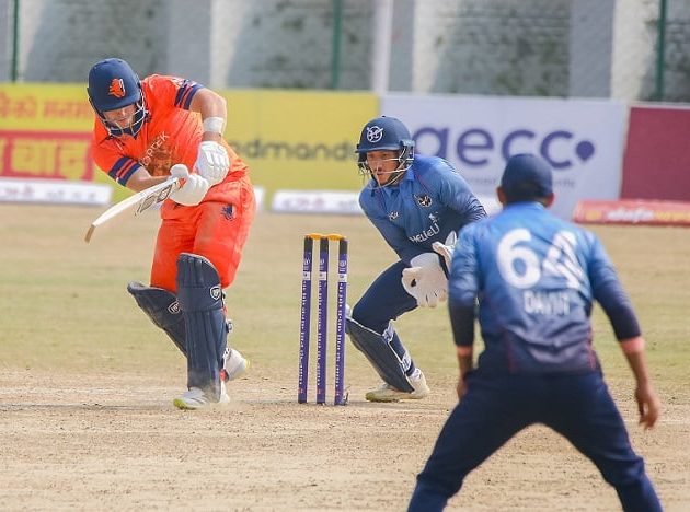 नेदरल्यान्ड्सले नामिबियालाई ७ विकेटले हरायो, नेपाल तालिकाको शीर्ष स्थानमा