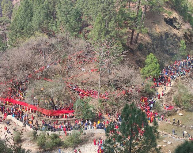 जहाँ जातीय विभेद हटाउन जात्रा लाग्छ