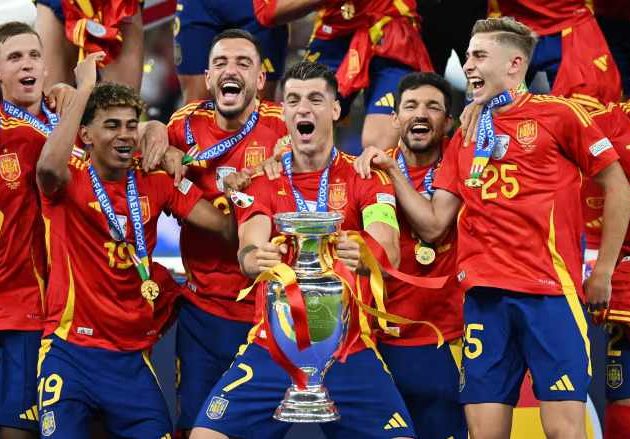 स्पेनले जित्यो चौथो पटक युरो कप, इंग्ल्यान्ड फेरि उपविजेतामै सीमित